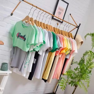 Vente en gros d'ensembles de robes en coton pour enfants avec t-shirt, jupe, salopette et pantalon pour filles, tenues d'été - Product Image 5