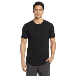 Camiseta Deportiva Informal para Hombre, 100% Algodón, de Secado Rápido, Antiarrugas, Personalizada, de Manga Corta para Verano - Product Image 1