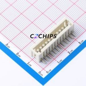 733-372 Plug-in Terminal Block Through hole Component (THT),P=2.5mm Connector 2.5mm Gray Straight Pin 12P - Product Image 1