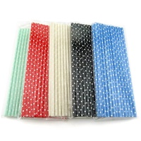 Prix de gros pailles jetables à rayures vertes et blanches pour thé à bulles pailles en papier pour boire des boissons pailles en papier