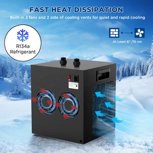 1/3 HP LG acqua chiller bagno sistema di raffreddamento ad acqua 300L bagno bagno acqua Chiller Spa/sport/sollievo dal dolore/lesioni da terapia/recupero - Product Image 4