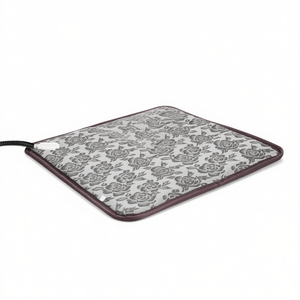 Almohadilla Térmica Ajustable e Impermeable para Mascotas, Rectangular, con Diseño Floral, Manta Calefactora para Perros y Gatos, con Cable de Acero y Funda - Product Image 1
