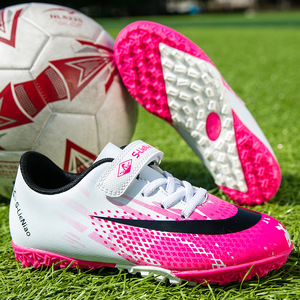 Chaussures de football pour enfants S-LieNiao, crampons TF, tige en mesh, semelle extérieure en caoutchouc, pour filles, entraînement et matchs d'été - Product Image 3