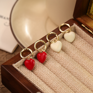จี้รูปหัวใจหลากสี |   จี้เคลือบทอง 18K PVD บนสแตนเลสเคลือบเงา สำหรับทำเครื่องประดับ DIY |   กันน้ำและป้องกันการแพ้ - Product Image 5