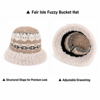 Chapeau Bob Hiver Chaud en Mélange de Laine, Protection des Oreilles, Tendance, Polyvalent, Tricoté, Extérieur, Coupe-Vent, Thermique