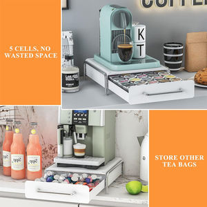 <span class=keywords><strong>Support</strong></span> pour capsules <span class=keywords><strong>Nespresso</strong></span> <span class=keywords><strong>Vertuo</strong></span> avec plateau coulissant, organisateur de capsules de café, distributeur, <span class=keywords><strong>support</strong></span> pour cafetière - Product Image 6