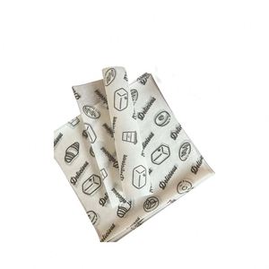 Papel Encerado para Envolver Alimentos, Grado Alimenticio, Antigrasa, Tamaño Personalizado 80g, para Hamburguesas, Pizza, Bocadillos - Product Image 2