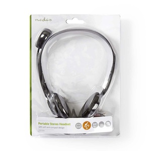 Casque PC avec bandeau, 2 connecteurs 3,5 mm, 2 m - Product Image 2
