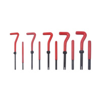 Kit de réparation de filetage hélicoïdal métrique 131 pièces pour réparation de filetages abîmés de voiture M5 M6 M8 M10 M12