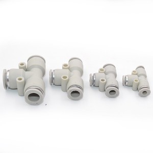 Raccord pneumatique en T à connexion rapide Airtac APE 4 6 8 10 12 Cuivre Plastique - Product Image 4