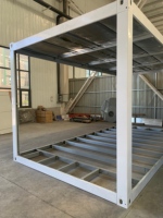 Casa Prefabricada de Acero, Ecológica, Portátil, de Dos Pisos, Tipo Casa Pequeña, para Vivir, con Dormitorio y Baño