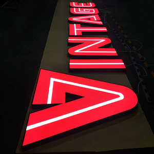 <span class=keywords><strong>Panneau</strong></span> LED lumineux personnalisé étanche avec acier inoxydable, durée de vie de 50 000 heures, pour signalétique extérieure de restaurants et d'entreprises - Product Image 3