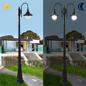 Đèn Đường Ngoài Trời Sáng Sủa Theo Yêu Cầu Chiều Cao 4-12 Mét Đèn Sân Vườn Cột Thép Đèn Cột Đèn Chiếu Sáng Cổ Điển - Product Image 4