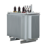Transformador trifásico de poste para exteriores, inmerso en aceite, S11 35kV 50KVA 100KVA 11, con caja de madera