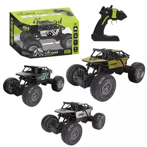 Small 4wd 2.4G Remote Control Rock Climbing Metal Truck Die Cast Toy Car Crawler Off Road High Speed Rc Car