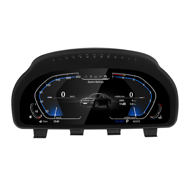 STWEI Car LCD Instrument Panel Digital Instrument Panel 12.3-inch Panel Linux System, Suitable for BMW 5 Series 6series F10 F11
