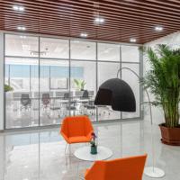 Wall Partition Glass Manufactures Modern Office Modular Soundproof Commercial Furniture Aluminium Office Partition