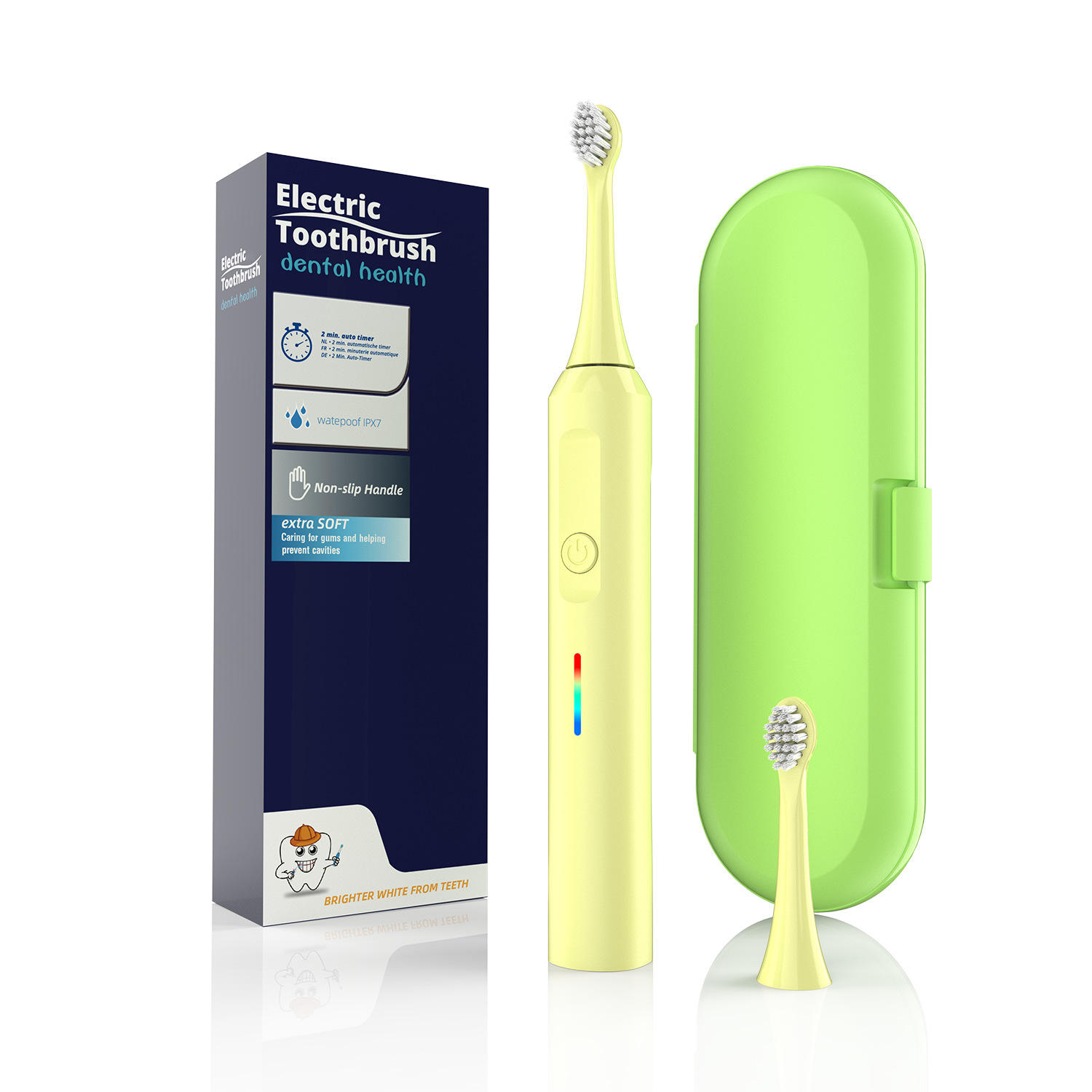 Cepillo de dientes eléctrico sónico 3957B - Amarillo