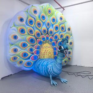 Bouées gonflables géantes publicitaires : Magnifique paon insulaire - Product Image 5