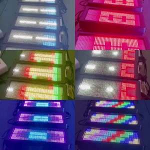 Lumière stroboscopique étanche IP68 RGBW <span class=keywords><strong>Led</strong></span> Stroboscope 48 + 12 Lumière pour les douches de fête DJ en plein air - Product Image 5