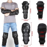 Coderas y rodilleras ajustables de carcasa dura, nuevos protectores de rodilla para motocicletas, bicicletas todoterreno, carreras, Protección mejorada para montar