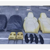 Kit de mise à niveau et de remplacement haut de gamme pour les housses de siège en mousse des modèles Porsche
