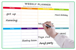 Plan de repas quotidien <span class=keywords><strong>hebdomadaire</strong></span> mensuel <span class=keywords><strong>magnétique</strong></span> standard de vente chaude pour le réfrigérateur - Product Image 4