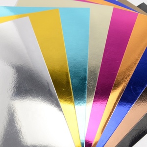 Hot Selling Mirror <strong>Paper</strong> 300 GSM Metallic Cardstock <strong>Paper</strong> for DIY Greeting Cards Gifts - Product Image 2