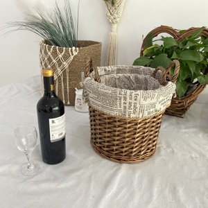 Set of 3 Wicker <strong>Picnic</strong> <strong>Basket</strong> with Handles, Willow Empty Storage <strong>Basket</strong> for Egg , Wine, Candy Gift and <strong>Toy</strong> - Product Image 3