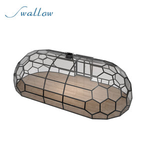 Nhôm Lounger khung 5x10m lục giác cứng hơn Glass <span class=keywords><strong>Dome</strong></span> với cắm trại lều ngoài trời - Product Image 5
