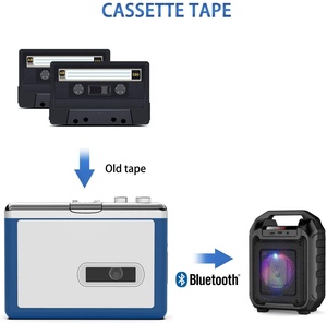 Reproductor <span class=keywords><strong>de</strong></span> Casetes Portátil, Grabador, Transmisor Bluetooth, Reproductor <span class=keywords><strong>de</strong></span> Cintas Walkman, Conversor <span class=keywords><strong>de</strong></span> Audio USB para PC - Product Image 5