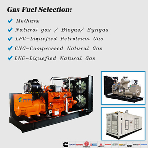 Generator Gas Metana Cummins 500kW Efisiensi Tinggi Rendah Karbon untuk Tenaga Industri dari Gas Alam/LPG/LNG/CNG/Biogas/Gas Limbah - Product Image 2