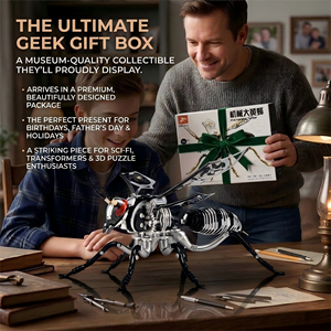 ชุดประกอบโมเดลตัวต่อโลหะ 3 มิติ รูปตัวต่อแมลงวันพิษ แบบ DIY สไตล์สตีมพังก์ ชุดประกอบผึ้งไบโอนิค งานฝีมือสแตนเลส ของตกแต่งโต๊ะทำงาน ของเล่น ของขวัญ - Product Image 6