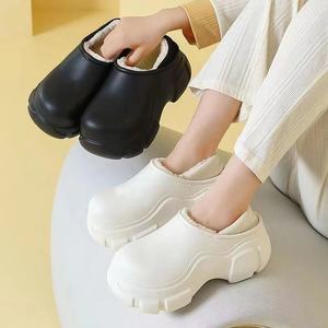 Women's Thick-soled Dual-purpose Plush <strong>slippers</strong> for Winter, New Waterproof and Warm Thick-soled Cotton <strong>slippers</strong> - Product Image 6