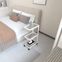 Table de chevet moderne en fer ultra-étroit de 15cm Mini meuble de rangement simple pour chambre à coucher Tables de chevet pour lits d'appartements