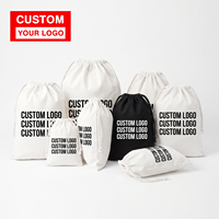Sac à cordon en tissu semi-blanc naturel et écologique, personnalisable avec votre propre logo, pour le rangement et le shopping