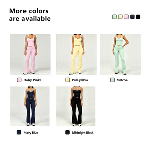Top Deportivo <span class=keywords><strong>de</strong></span> Tirantes Finos para Mujer <span class=keywords><strong>de</strong></span> Secado Rápido OEM ODM con Pantalones Acampanados, <span class=keywords><strong>Ropa</strong></span> <span class=keywords><strong>de</strong></span> Yoga y Gimnasio Suave al <span class=keywords><strong>por</strong></span> <span class=keywords><strong>Mayor</strong></span>, <span class=keywords><strong>Ropa</strong></span> Deportiva <span class=keywords><strong>de</strong></span> Alta Gama para <span class=keywords><strong>Dama</strong></span> - Product Image 3