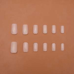 12 pièces/sac <span class=keywords><strong>ongles</strong></span> amande couverture complète givré mat Gel doux conseils carrés pour Extension <span class=keywords><strong>ongles</strong></span> Art conseils - Product Image 6