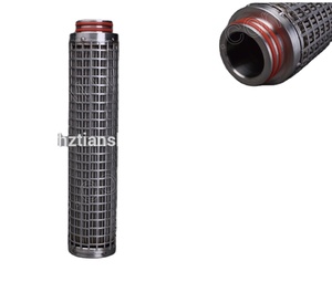 Long Service Life and Backwashable 5um 20'' Stainless Steel <strong>Mesh</strong> Pleated Filter Element for Agreesive Solvents Filtration - Product Image 6