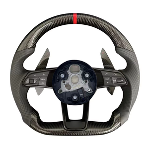 Volant de manette de vitesse en carbone forgé personnalisé pour <span class=keywords><strong>Audi</strong></span> B9 A3 A4 A5 <span class=keywords><strong>S4</strong></span> S5 A6 Q7 TT R8 S6 RS3 RS4 RS7 A8 Q5 S3 B8 RS5 Sport - Product Image 6