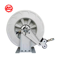 Ressort rembobinage forte qualité industrielle haute pression robuste rétractable hydraulique Air huile graisse montage mural bobine de tuyau