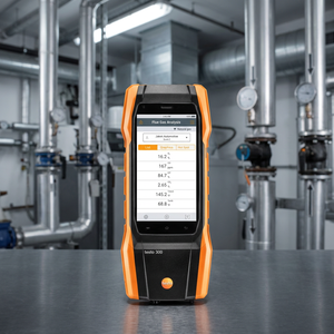 Analyseur de gaz de combustion Testo 300LL O2 CO avec compensation H2, capteur NO 30000ppm, écran tactile 5 pouces, haute précision, garantie 1 an, origine américaine - Product Image 2