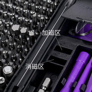 Mobile Phone Repair Screwdriver Set 170 In 1 Crv Steel Magnetic With Blue Handle For Electronics Fixing - Product Image 2