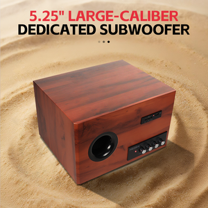 Nouvel arrivage : Enceinte active 3 voies Microlab M890BT avec woofer pour système de sonorisation 5.3 40W 2.1 DTS, USB, SD, <span class=keywords><strong>FM</strong></span>, RCA, idéale pour les fêtes, en bois, pour la maison et l'ordinateur - Product Image 5