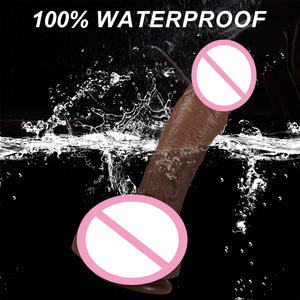 Xise gode européen avec ventouse sans balles godes souples simulés réalistes <span class=keywords><strong>de</strong></span> <span class=keywords><strong>luxe</strong></span> <span class=keywords><strong>de</strong></span> qualité supérieure pour les femmes <span class=keywords><strong>masturbateur</strong></span> livraison directe - Product Image 3