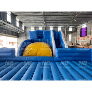 Plataforma Doble Inflable para Saltos de Bungee al Aire Libre con Pared de PVC, Color Personalizado - Uso Comercial para Adultos - Product Image 6