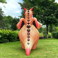 Costume gonflable de gros Dragon en PVC pour Cosplay Entertainment Costume gonflable de dessin animé géant humain à l'intérieur