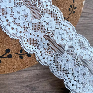 ผ้าลูกไม้สีสันสดใสแบบยืดหยุ่น ขนาดเล็ก 5 หลา ผ้าสวิสวอยล์ โฮห์ ดูไบ โทเคย์ ชีฟอง ฝรั่งเศส สำหรับตกแต่ง ทำจากไนลอน - Product Image 5