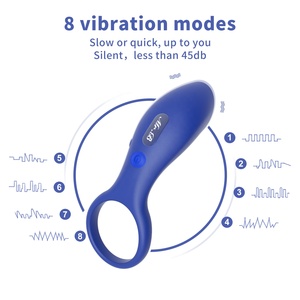 Artículos exclusivos personalizados al por mayor, superventas, juguete sexual, anillo para pene, anillo vibrador para pene para hombres - Product Image 6