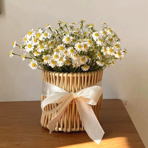 Ramo de Flores Artificiales de Manzanilla de 10cm-30cm, Flores de Seda para Decoración del Hogar, Arreglo de Margaritas Estilo Europeo - Product Image 4